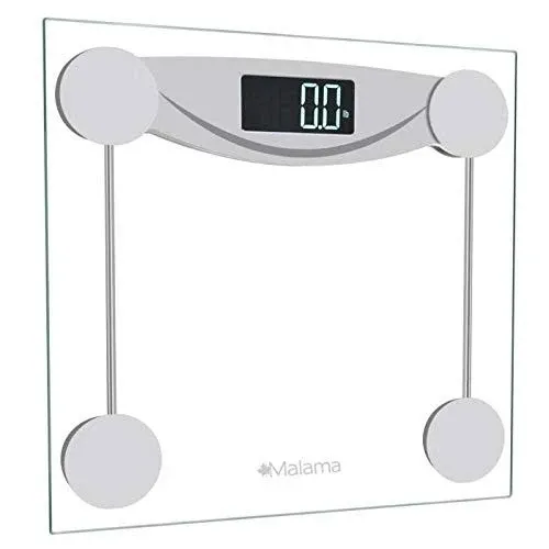 Malama Digital Body Weight Bathroom Scale Weighing Scale with Step-On Technology