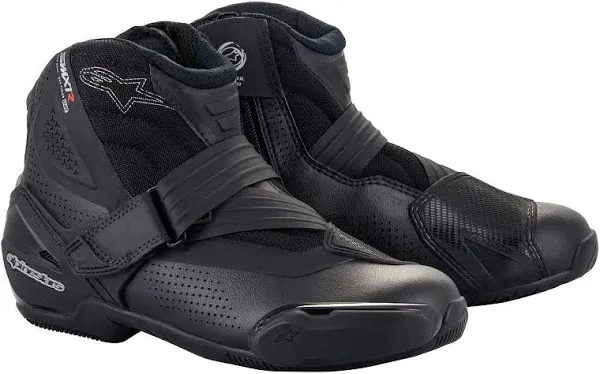 Alpinestars SMX-1 R V2 Motorcycle Boots Sport Racing Summer Airy Black