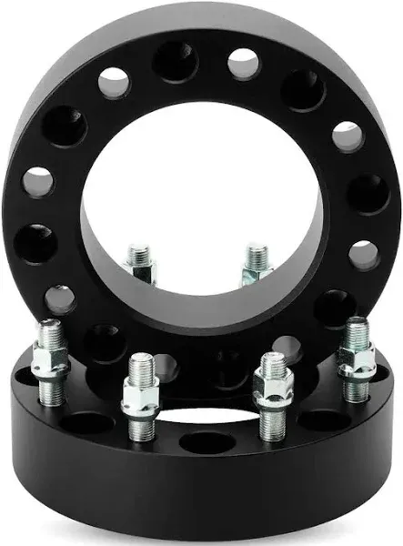 (2) 1.5&#039;&#039; 8 Lug Wheel Spacers Adapter 8x6.5 for Chevy Silverado 2500HD GMC C2500