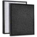 LifeSupplyUSA Replacement Filter Set Compatible with Levoit Air Purifier LV-PUR131, LV-PUR131-RF True HEPA & Activated Carbon Filters Set