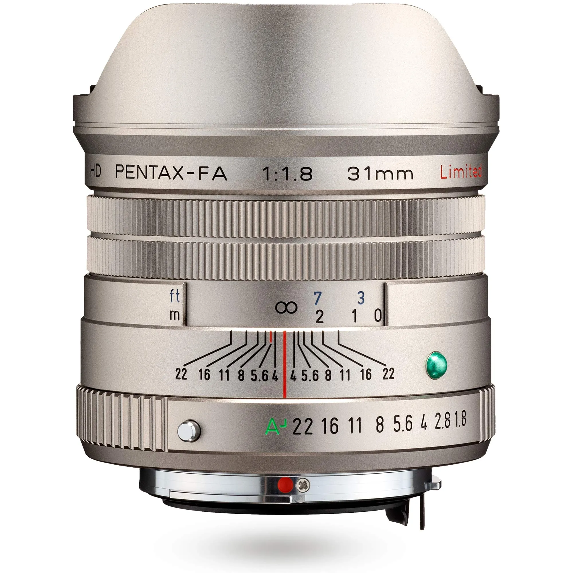 Pentax 31mm f/1.8 SMC FA AL Limited Autofocus Lens for K-Mount, Black {58}