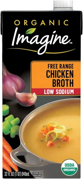 Imagine Organic Low Sodium Free Range Chicken Broth