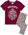 Harry Potter Hogwarts Crest Glitter Print Girl&#039;s Long OR Short Leg Pyjamas