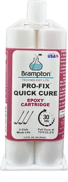 Brampton PRO-FIX Quick Cure Golf Epoxy - 30 Minute Golf Club Repair - Golf Ep...