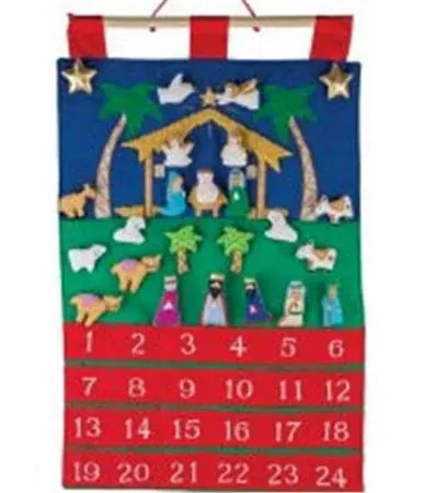 Nativity Fabric Advent Calendar