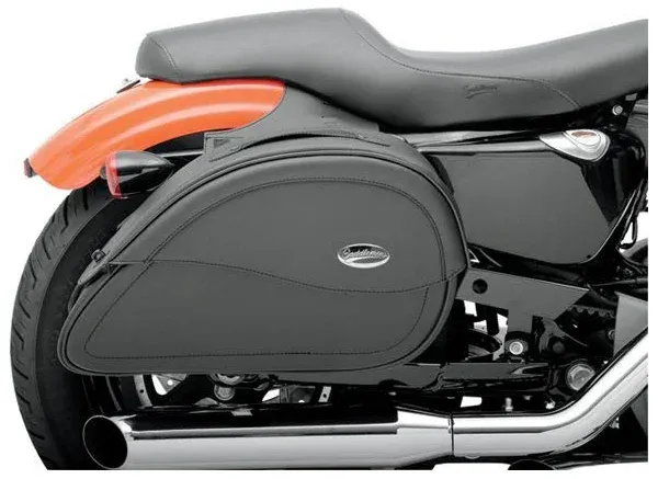 Saddlemen Jumbo Cruis&#039;N Teardrop Motorcycle Saddlebags Throw-Over 3501-0456