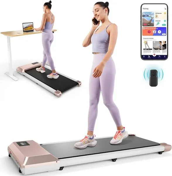 DeerRun Walking Pad 2 in 1 Under Desk Treadmill