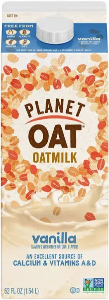 Planet Oat Oat Kosher Vanilla Flavored Oatmilk (32 fl oz)