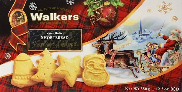 Walkers Festive Shapes Shortbread