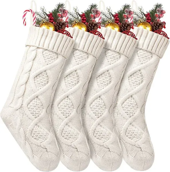 Fesciory 4 Pack Christmas Stockings