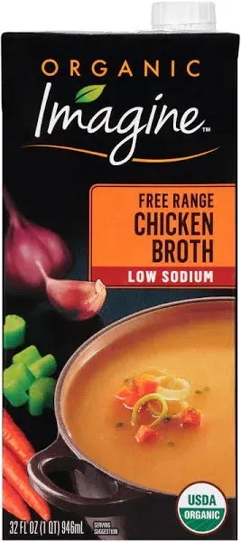 Imagine Organic Low Sodium Free Range Chicken Broth