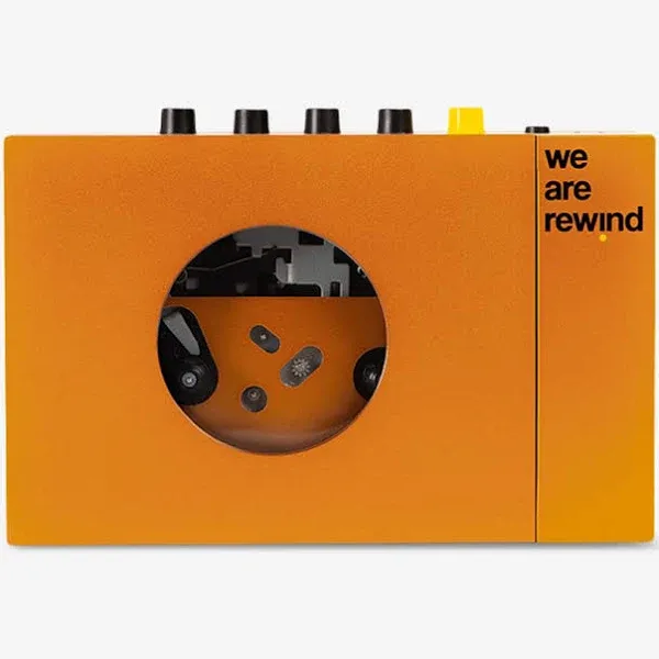 WeAreRewind WE-001-B1 Portable Cassette Player with Bluetooth