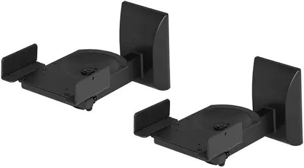 Monoprice Speaker Wall Mount Brackets For Bookshelf/Surr<wbr/>ound Sound Speakers