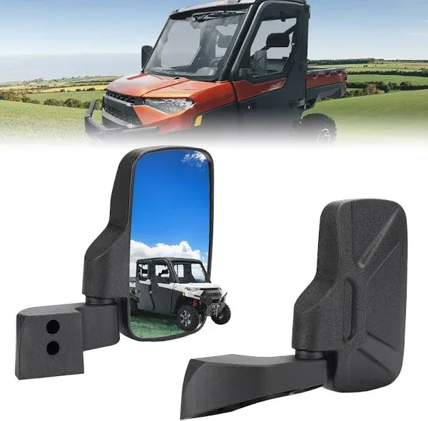 kemimoto Polaris Ranger/ Commercial Pro XD Door Mounted Side View Mirrors