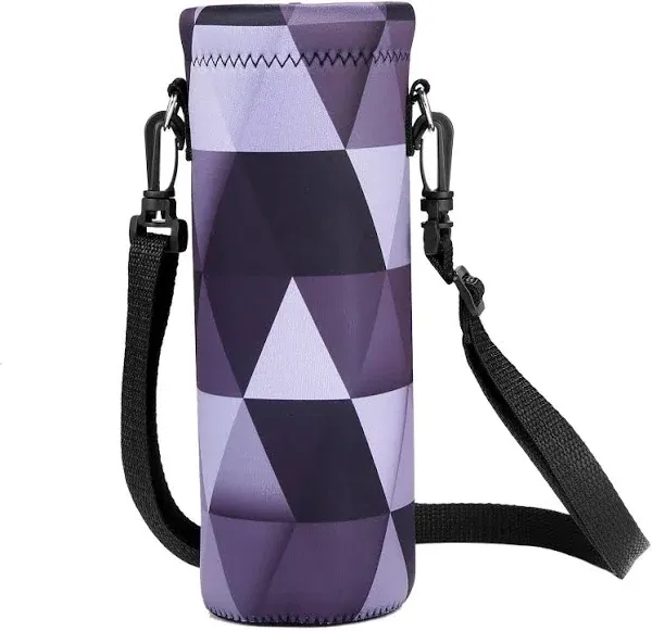 AUPET Water Bottle Bag Carrier,24oz/32oz Insulated Neoprene bottle Sling Holder Case Pouch Cover for 1000ML/750ML Bottles with Shoulder Strap for walking