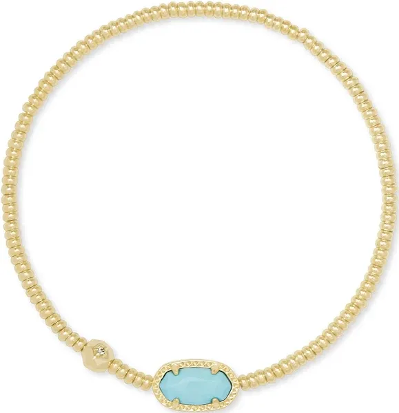 Grayson Silver Stretch Bracelet in Ivory Mother of Pearl by Kendra Scott