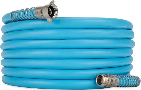 Camco EvoFlex 50-Foot Camper/RV Drinking Water Hose | Lead-Free, BPA-Free,