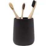 Matte Black Toothbrush and Toothpaste Holder Cup for Classic 