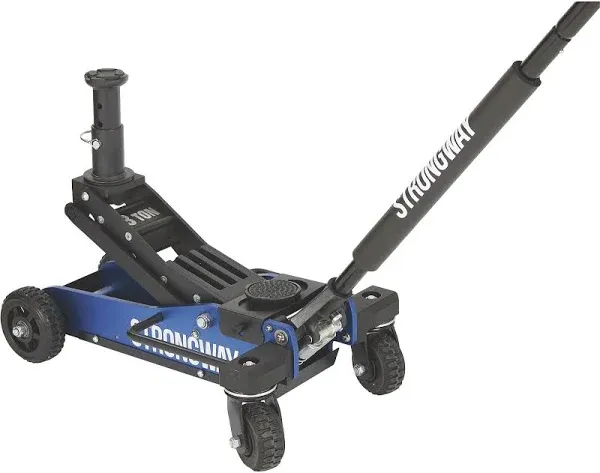 Strongway Off-Road Vehicle Jack, Offroad Jack Aluminum Construction Jack with High-Lift Design and Heavy-Duty Rear Swivel Casters, Car Lift Jack Off Road Jack