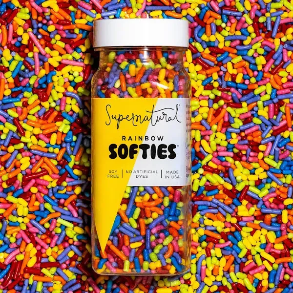 Supernatural Rainbow Softies Dye-Free Sprinkles