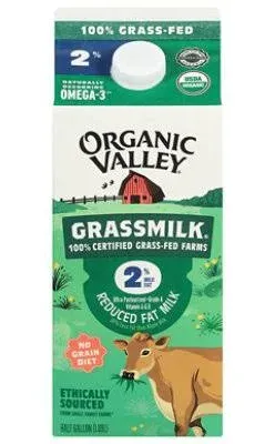 Organic Valley Grassmilk Organic 2% Reduced Fat Milk