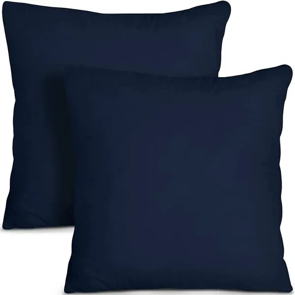 Throw Pillow Inserts Set of 2-16 x 16 Inches Bed and Couch Pillows - Indoor D...