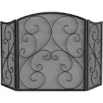 Fire Beauty 3 Panel Fireplace Screen