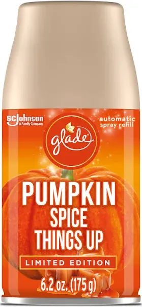 Glade Automatic Spray Refill - Pumpkin Spice Things Up - Limited Edition 6.2 OZ