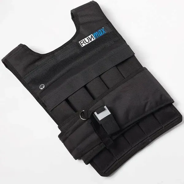 RUNmax Adjustable Weighted Vest with Shoulder Pads