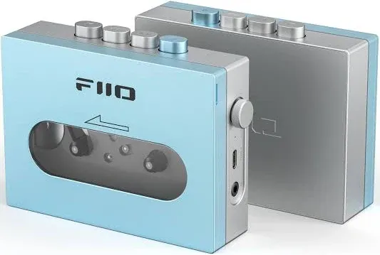 FiiO CP13 Portable Stereo Cassette Player, Sky Blue