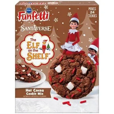 Pillsbury Funfetti The Elf on the Shelf® Hot Cocoa Cookie Mix, 15 Oz Box