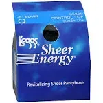 L'eggs Sheer Energy Control Top St (Jet Black) (Q)