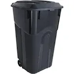 United Solutions Can Trash Wheeled Black 32 Gal