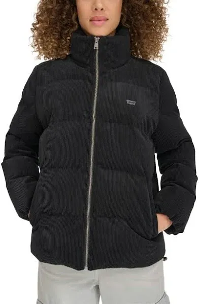 Levi's Women's Corduroy Bubble Puffer Jacket