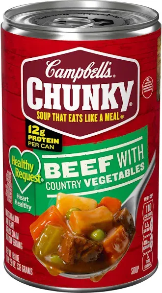 Campbell's Chunky Beef With Country Vegetables Soup (18.8 oz)