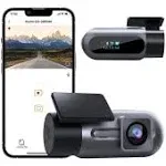 WiFi FHD 1080p Mini Front Dash Camera with Night Vision, 24 Hours Parking Mode, WDR, Loop Recording, G-Sensor, App