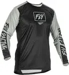 Fly Racing Lite Jersey - Black/Grey - Medium