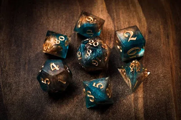 Sharp Edge Dragon Eye DND Dice Set