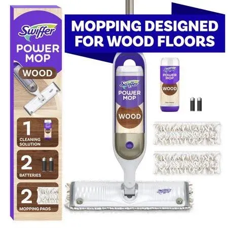 Swiffer Mopping Kit Wood Power Mop