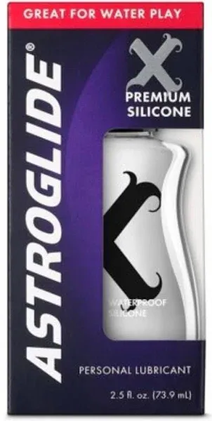 Astroglide Premium Silicone Waterproof Personal Lubricant (2.5 fl oz)