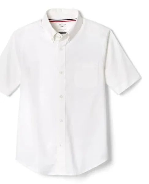 French Toast Boys 4-7 Short Sleeve Oxford Shirt