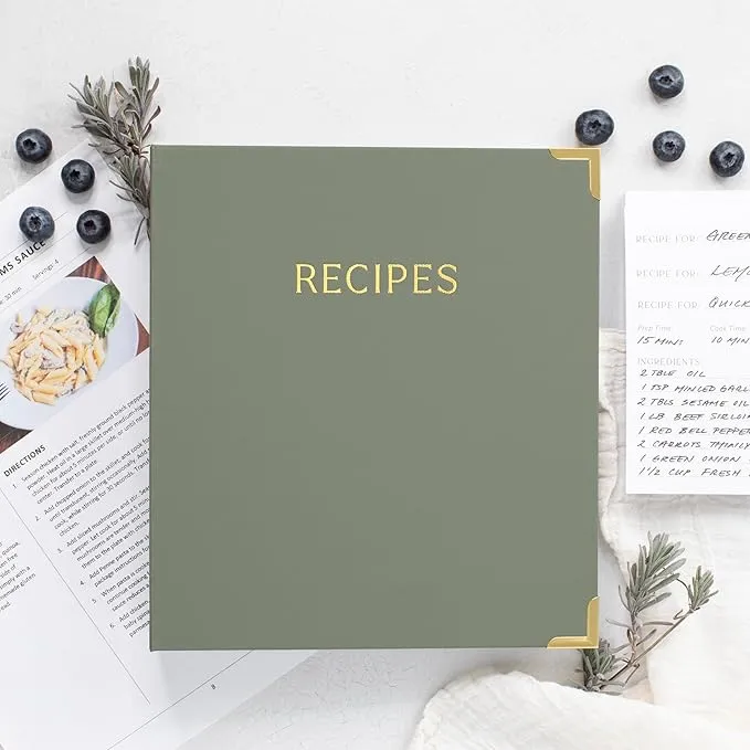 ZICOTO Blank Recipe Book Binder