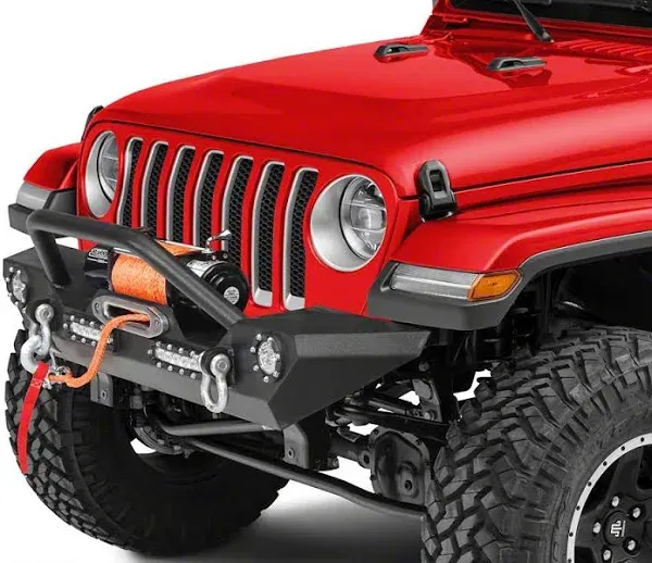 Barricade Trail Force HD Front Bumper with LED Lights Fits Jeep Wrangler JL 2...