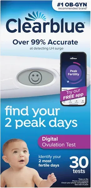 Clearblue Digital Ovulation Tests 30 ct