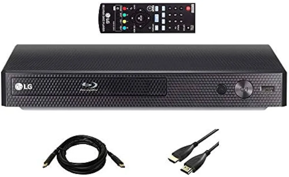 LG BP175 Wired Streaming Services USB Blu-ray Disc/DVD Player - Black (Refurbished)