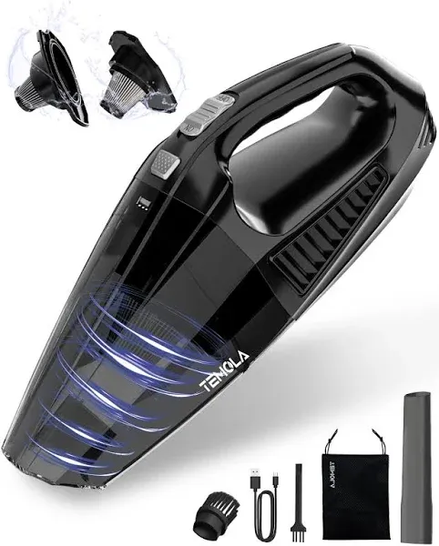 TEMOLA Handheld Cordless Car Vacuum Cleaner