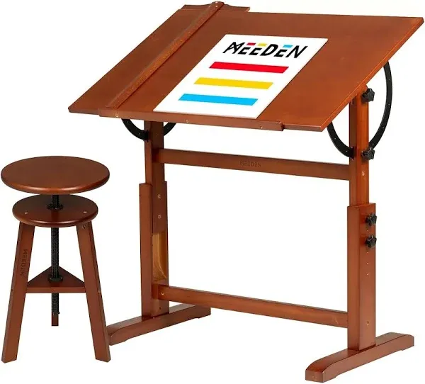 MEEDEN Drafting Table & Stool Set