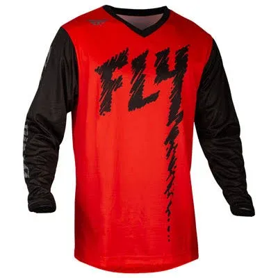 FLY RACING 377-222YL YOUTH F-16 JERSEY RED/BLACK/GREY YL