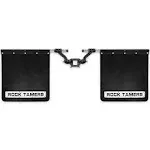 ROCK TAMERS 2.5" Hub Mudflap System - Matte Black/Stainless [00110]