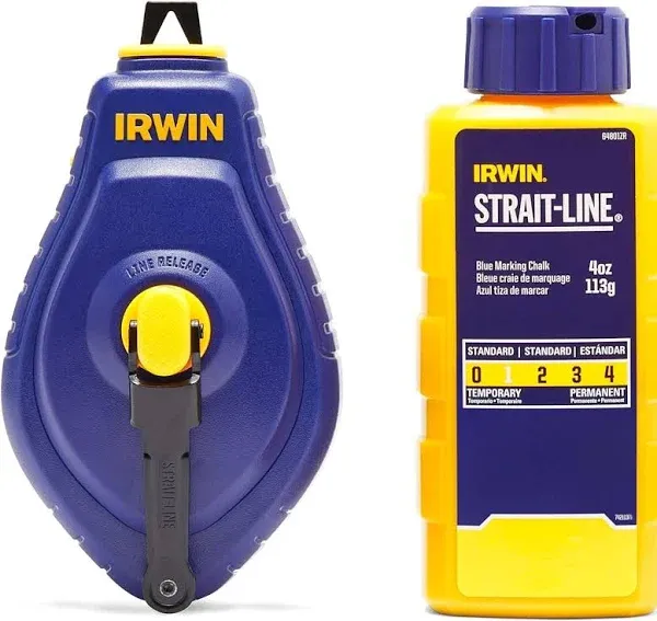 Irwin Strait-Line Speed-Line Chalk Line Reel